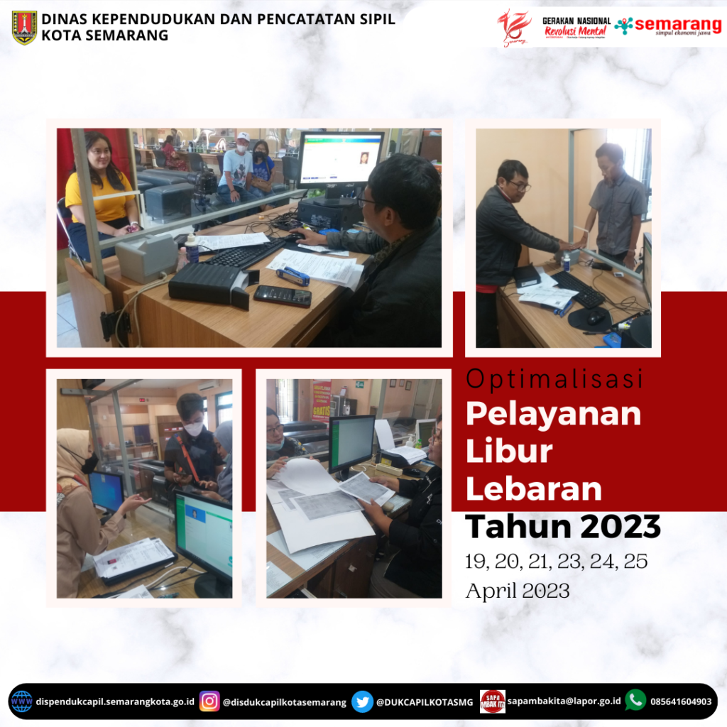 OPTIMALISASI PELAYANAN LIBUR LEBARAN TAHUN 2023